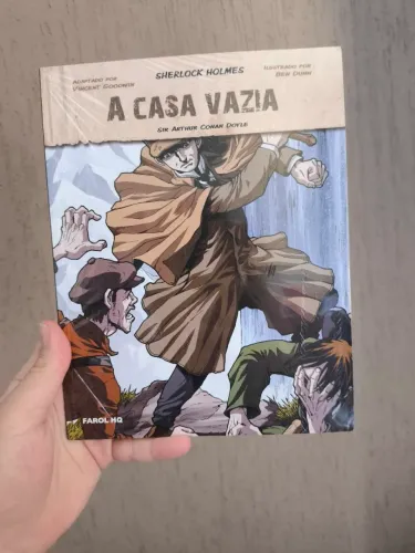 Livro usado perfeito - HQ Sherlock Holmes - A Casa Vazia