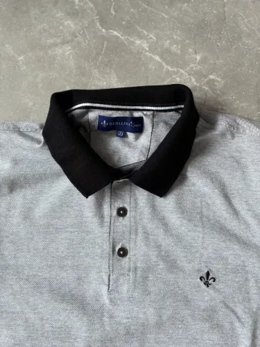 Camisa Polo Masculina Dudalina Sport Cinza Mescla - Tamanho GG (Original)