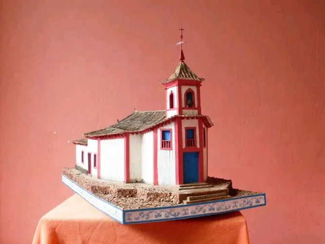 Maquete da Igreja Nossa Senhora do Ó (Sabará MG)