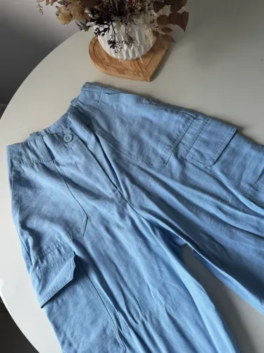 Calça cargo - Liffe azul