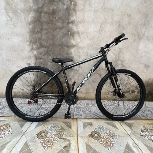Bicicleta Aro 29 KGT Shift Aço Carbono 21 marchas Freios a Disco Suspensão Diant