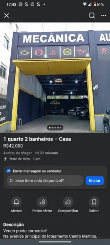 Vendo oficina e o ponto