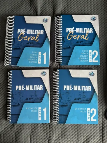 Kit completo livros pré militar - Sistema XYZ 