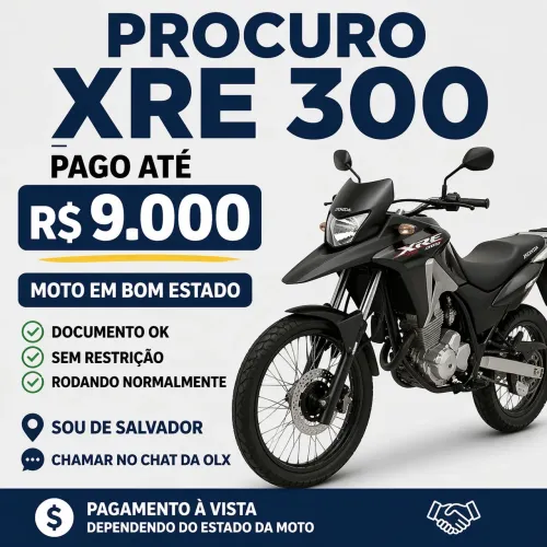 Compro / negocio XRE 300 - pagamento na hora