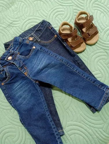Calça e sandália infantil masculino
