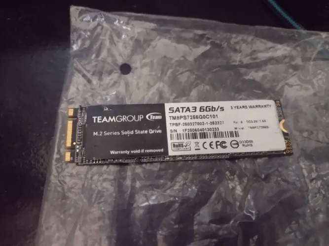 SSD nvmeSata2 256gb 