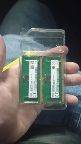 Kit 16 GB de Ram - 2 peças de 8 GB DDR5 SODDIM SK Hynix 4800 MHz para Nootbook