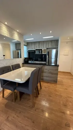 AP MOBILIADO à Venda: 3 dormt (1 suíte)  68m²  Cond. Bosque Clube | Região Central  Cotia