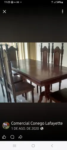 Mesa de supira de 6 lugares único dono