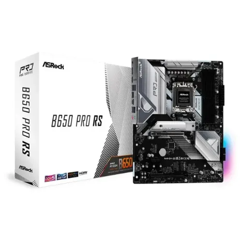 Placa Mãe AsRock B650 PRO RS, DDR5, Socket AM5, ATX, Chipset AMD B650, B650-PRO-RS