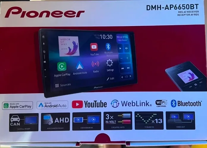 Multimídia Pionner DMH 6650 AP TB 9"