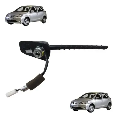 Antena De Teto C/ Base Etios Sedan 2017 2018 2019 Preto