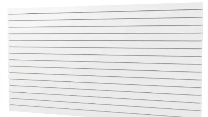 Painel Canaletado com canaletas em pvc amarelo 1,82m de altura por 2,75m de largura