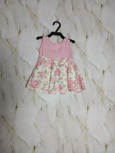 Vestido bebê sapekinha florido