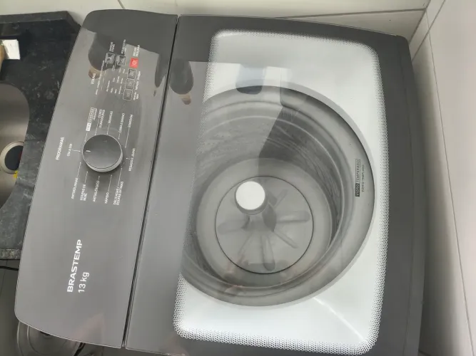 Lavadora de Roupas Brastemp 13kg Cesto Inox - 12 Programas de Lavagem