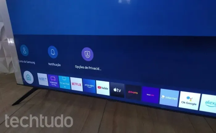 TV Samsung Crystal UHD de 55 polegadas