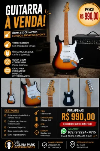 Guitarra Dolphin By Mendes