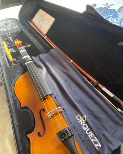 Violino Orquez Iniciante 4/4 + Estojo Gota + Arco