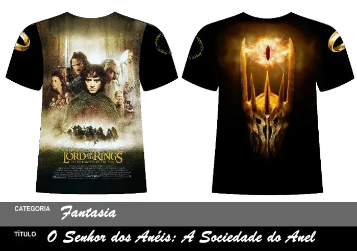 Camisa O SENHOR DOS ANÉIS: A SOCIEDADE DO ANEL