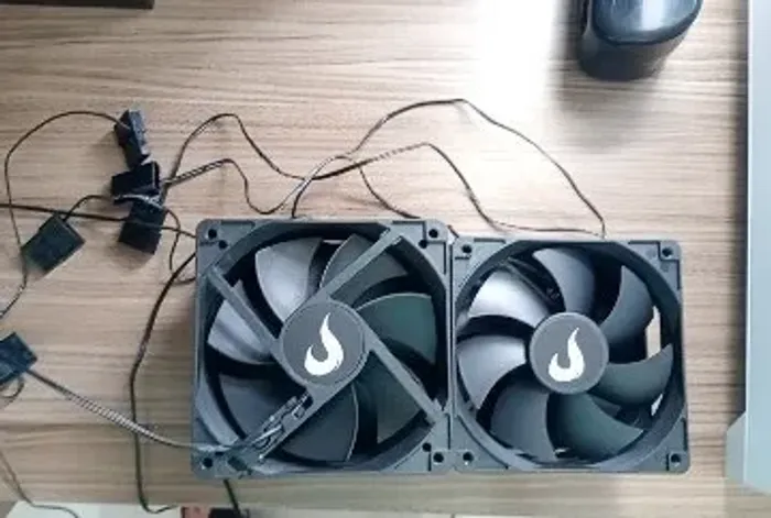 Ventoinha Gamer Rise Mode 120mm Silenciosa 50CFM 1500RPM Molex