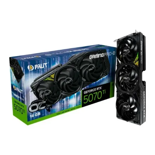 Placa de Vìdeo Nvidia RTX 5070TI 16GB Palit GamingPRO-s