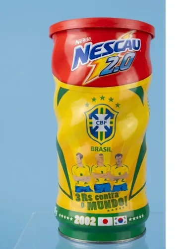 Lata Nescau Copa do Mundo Japão Coreia do Sul 2002