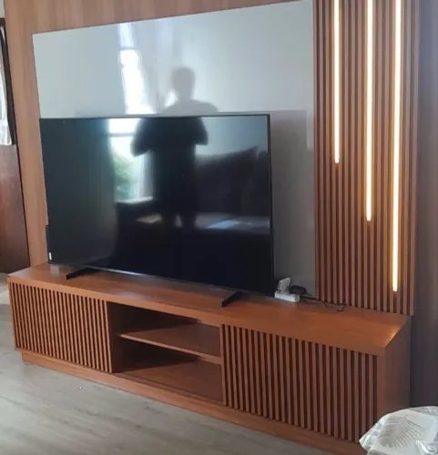 Rack com Painel Ripado Led 2,20 NOVO PROMOÇÃO