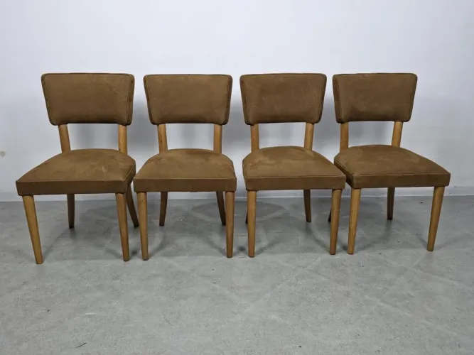 Conjunto de 4 cadeiras década de 60