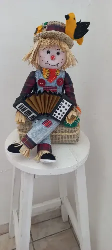 Espantalho sanfoneiro 