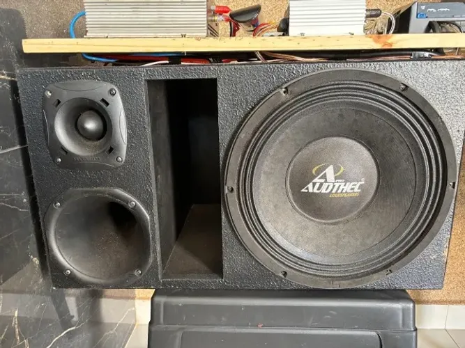 Caixa Trio 12" 800rms Completa