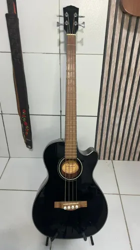 Baixolão (baixo acústico) Fender CB60-SCE NOVO