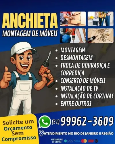 Andre Anchieta montagem de móveis 