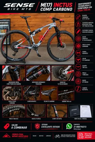 Bicicleta Sense Invictus Comp Carbon Full