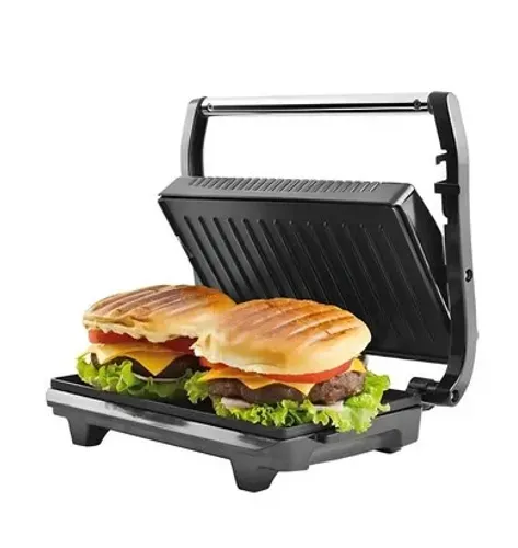 Sanduicheira e Grill Britânia 2 em 1 850W Inox