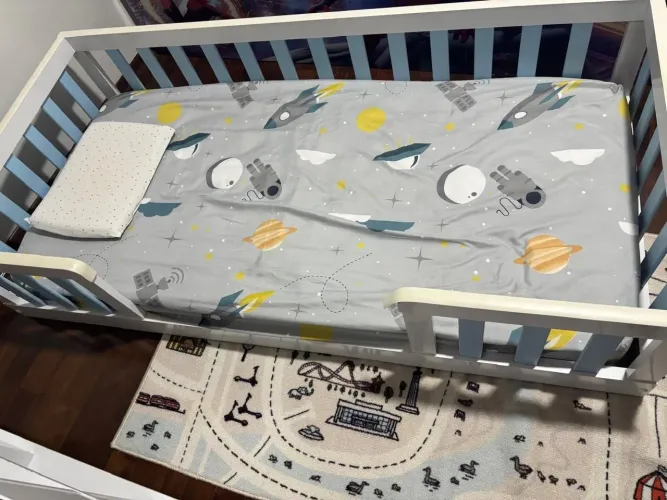 Minicama montessoriana com colchão + pillowtop