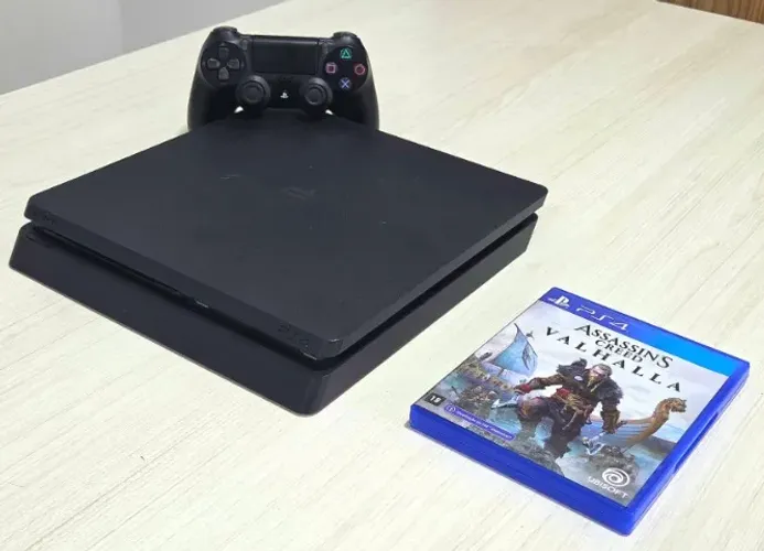 PS4 Slim 500GB Com Controle E 1 Jogo