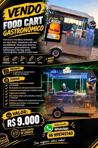 VENDO FOOD CART GASTRONÔMICO
