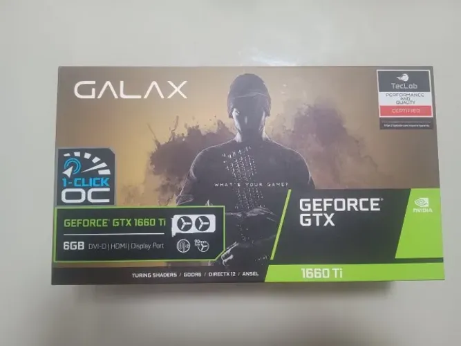 Lote placa de video Gtx 1660ti 
