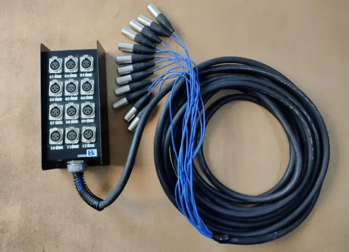 Medusa com multicabo Santo Ângelo 12 vias, 9,5m