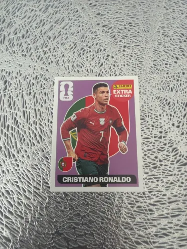 Figurinha Cristiano Ronaldo extra ticket