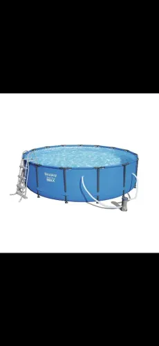 Piscina Redonda Bestway Steel Pro Max Azul 14.970 L