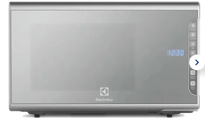 Micro-ondas Electrolux 31L cor Inox Espelhado com Painel Integrado