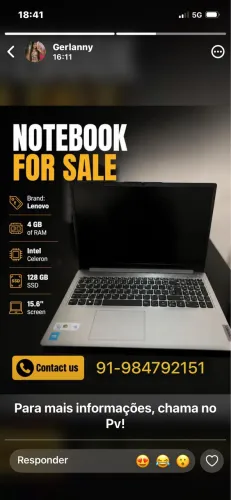 Notebook Lenovo 