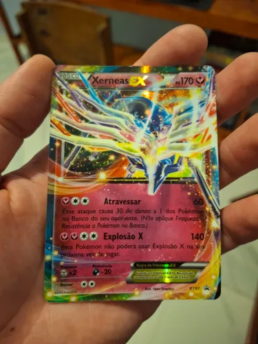  Carta Pokémon Xerneas EX XY07 coleção 2014