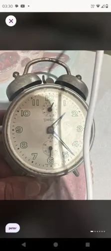 RELÓGIO ANTIGO DESPERTADOR