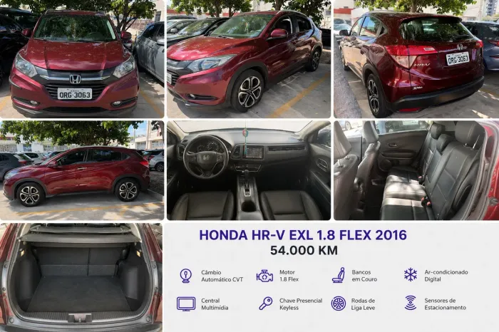 Honda HR-V EXL 1.8 Flexone 16V 5P Aut. 2016