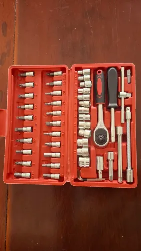 Kit ferramenta chave catraca soquete