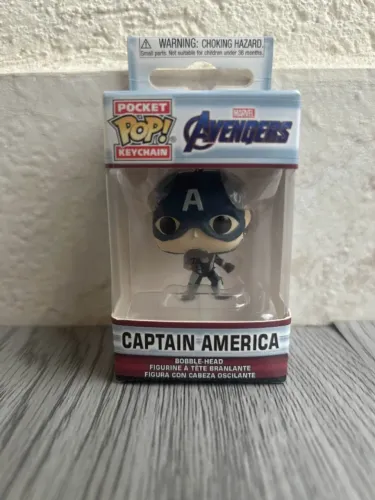 Chaveiro Funko Pop Capitão América de Avengers (Marvel) Original e Novo