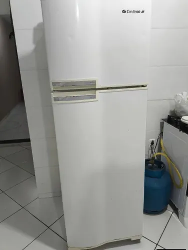 Geladeira continental. Máquina e fogão. Valores na descrição. 