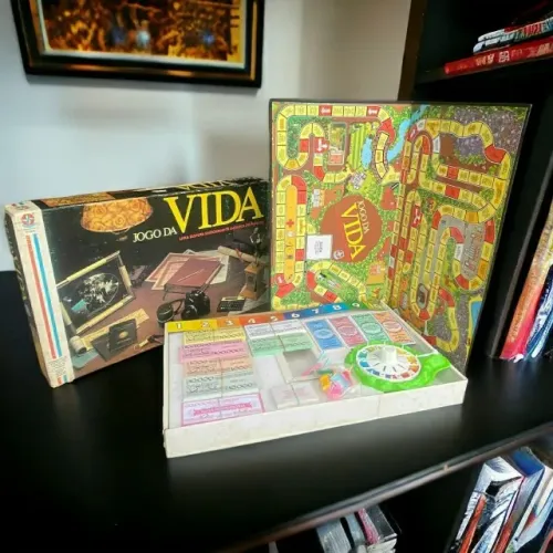 Jogo da Vida Estrela Tabuleiro completo antigo RARO